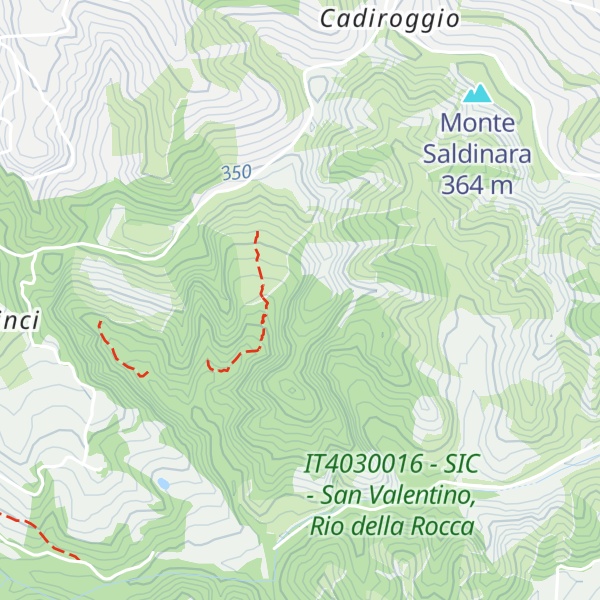Map of Monte Pradella