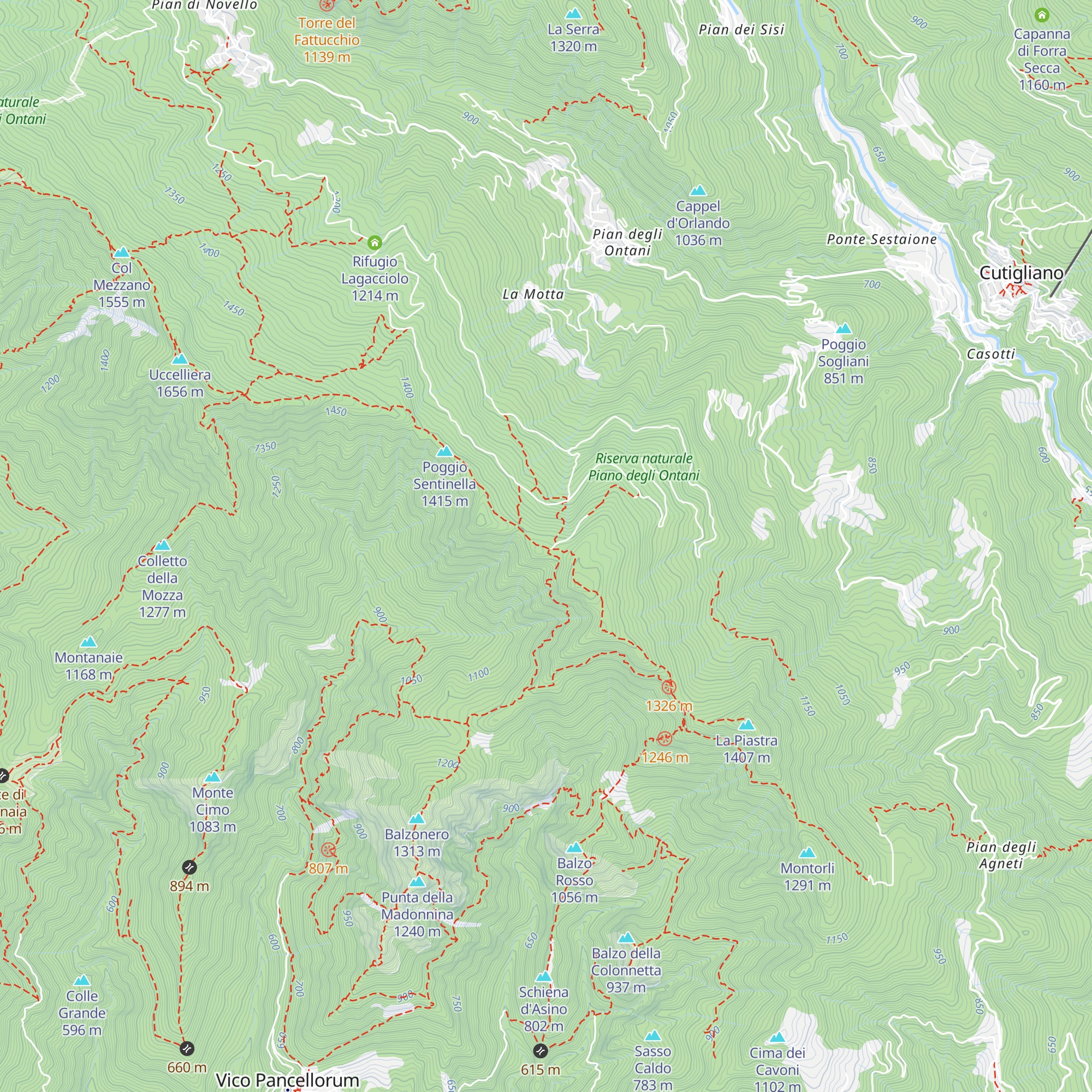 Capanna di Biagio map