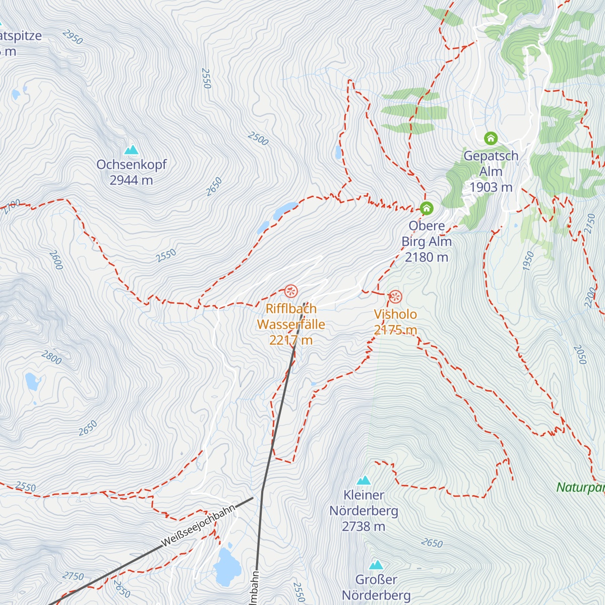 Ochsenalm map