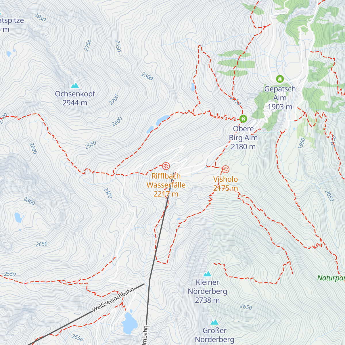 Ochsenalm map