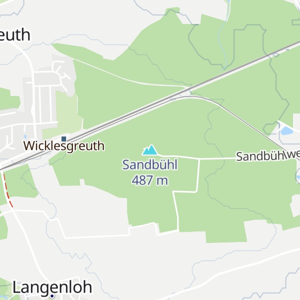 Map of Sandbühl