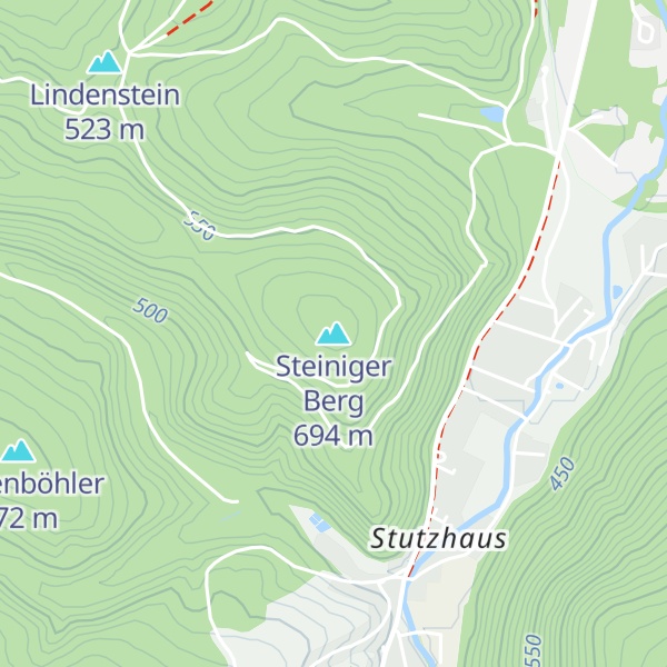 Map of Steiniger Berg