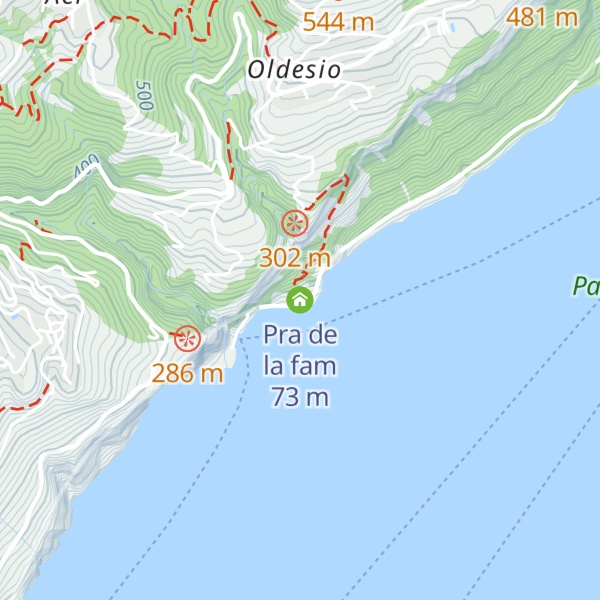 Map of Pra de la fam