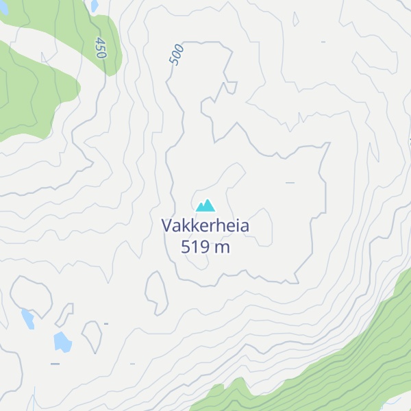 Map of Vakkerheia