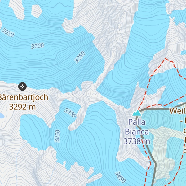 Map of Innerer Bärenbartkogel