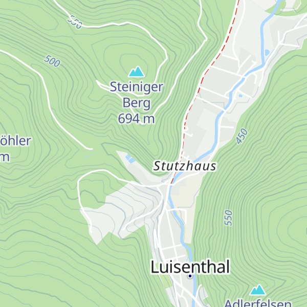 Map of Gothaer Vereinshütte