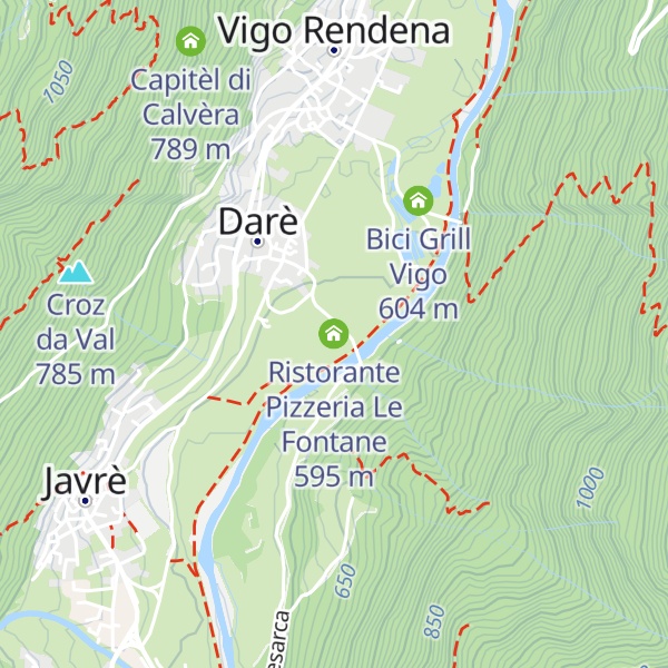 Map of Ristorante Pizzeria Le Fontane