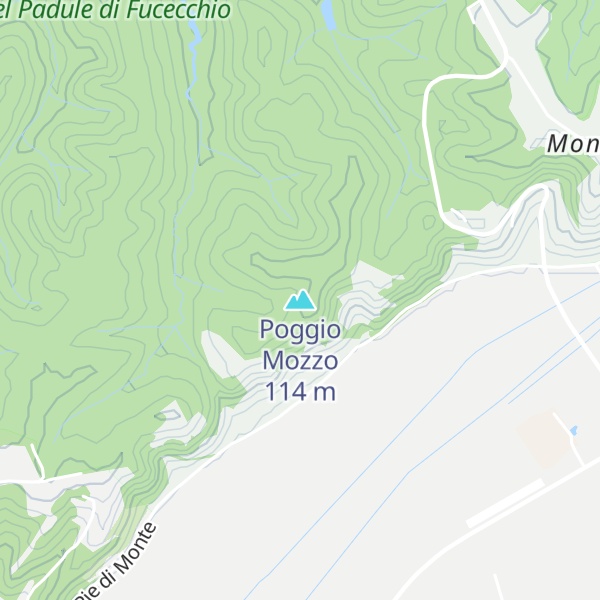 Map of Poggio Mozzo