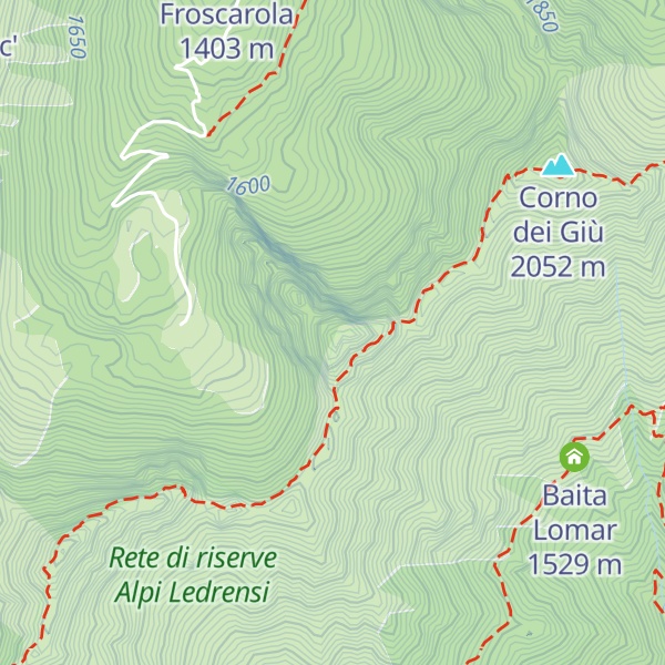 Map of Corno di Lumar