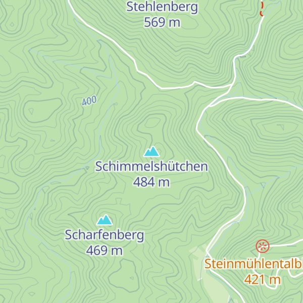 Map of Schimmelshütchen
