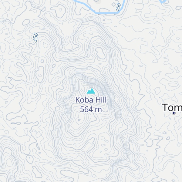 Map of Koba Hill