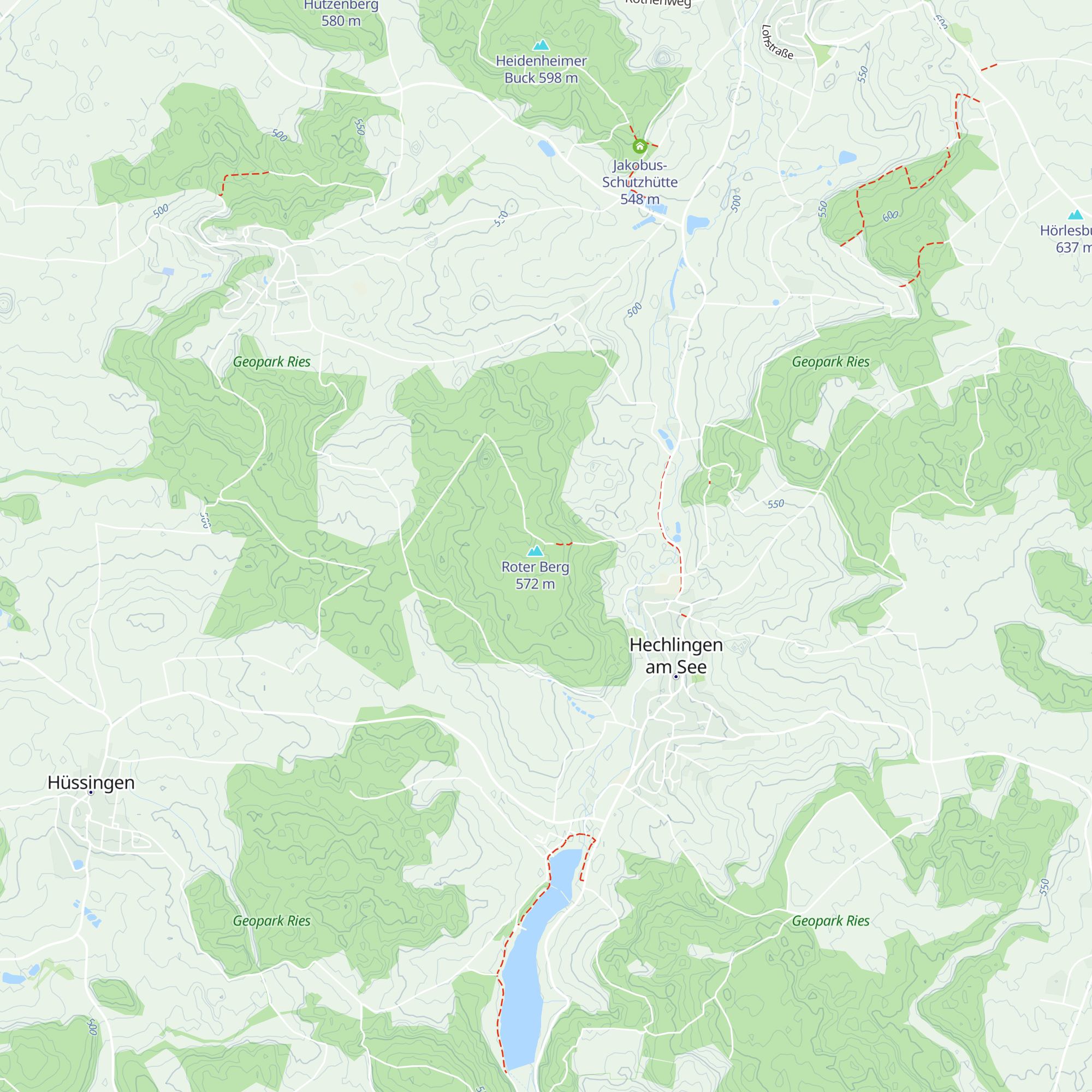 Burgweg-Hütte map