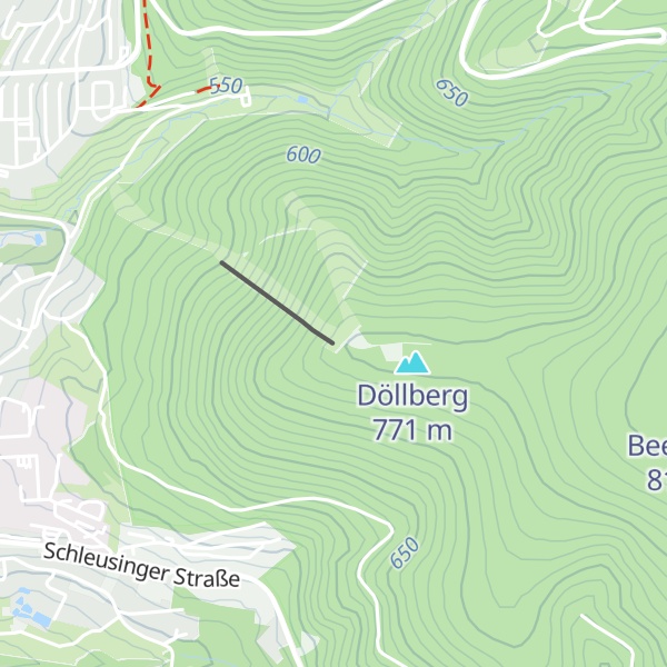 Map of Döllberghütte