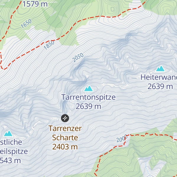 Map of Tarrentonspitze