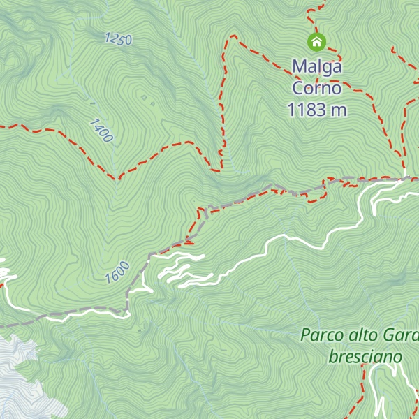 Map of Cima Tuflungo