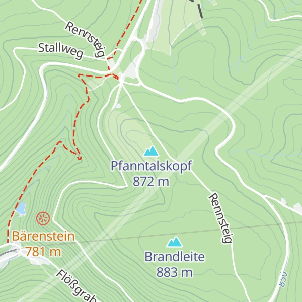 Map of Pfanntalskopf