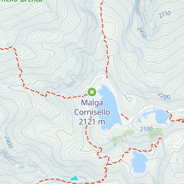 Map of Malga Cornisello