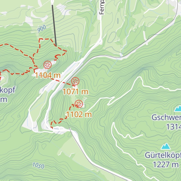 Map of Claudiahütte