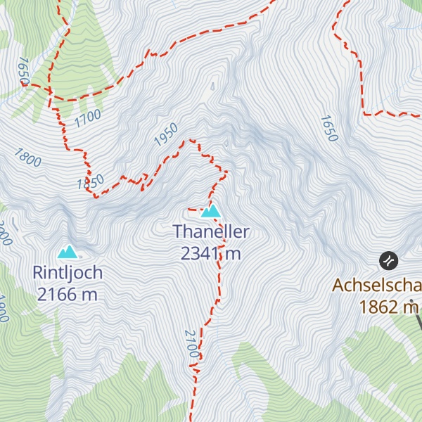 Map of Thaneller