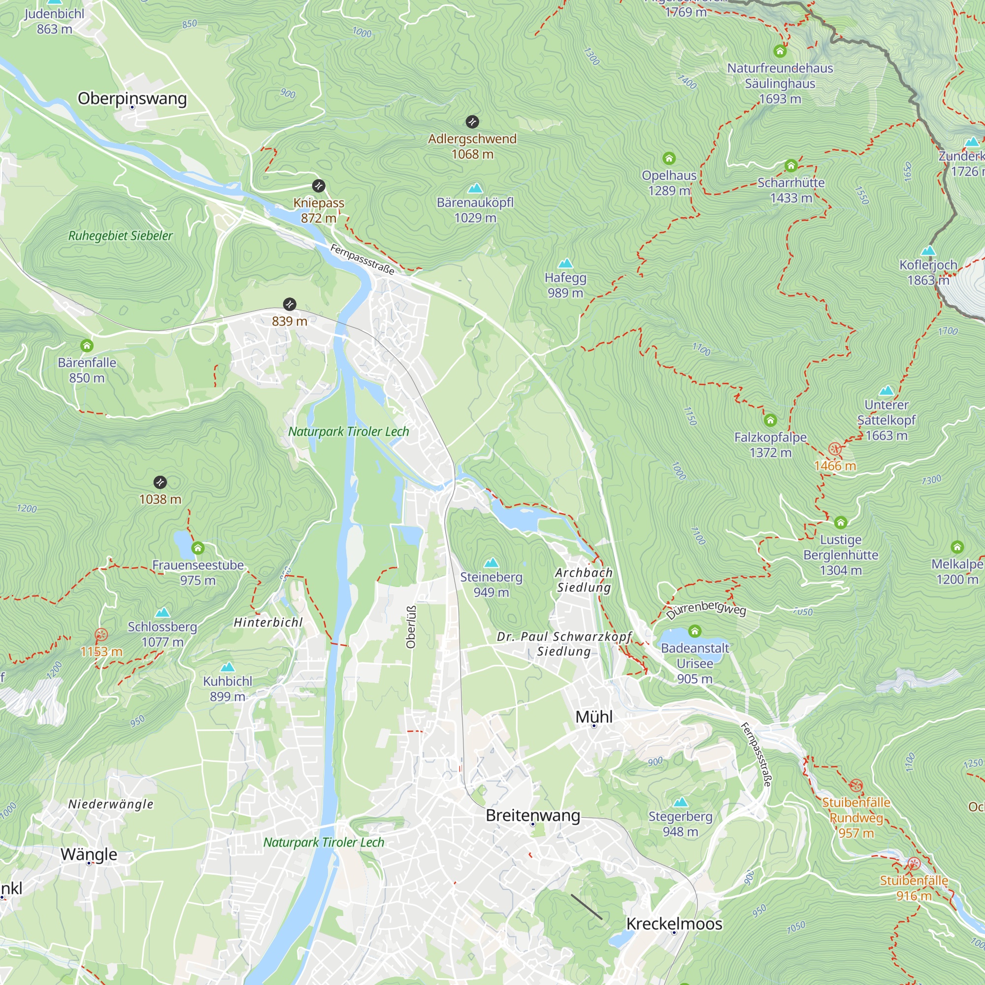 KST. Kraftwerk Hüttenmühle map