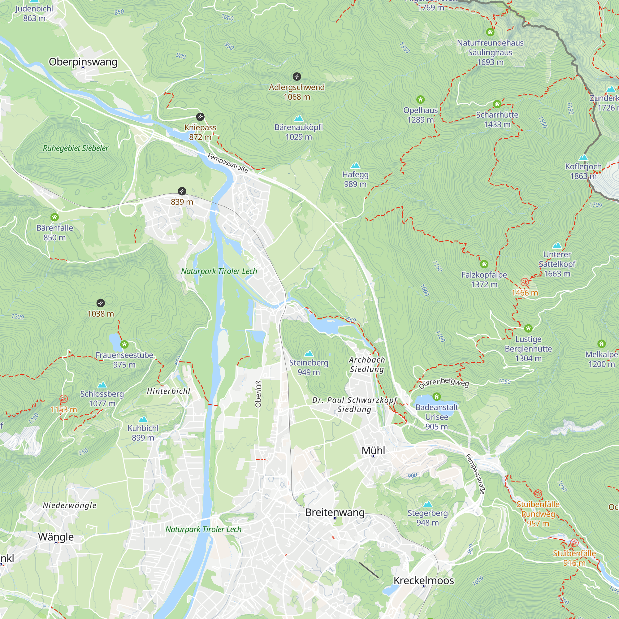 KST. Kraftwerk Hüttenmühle map