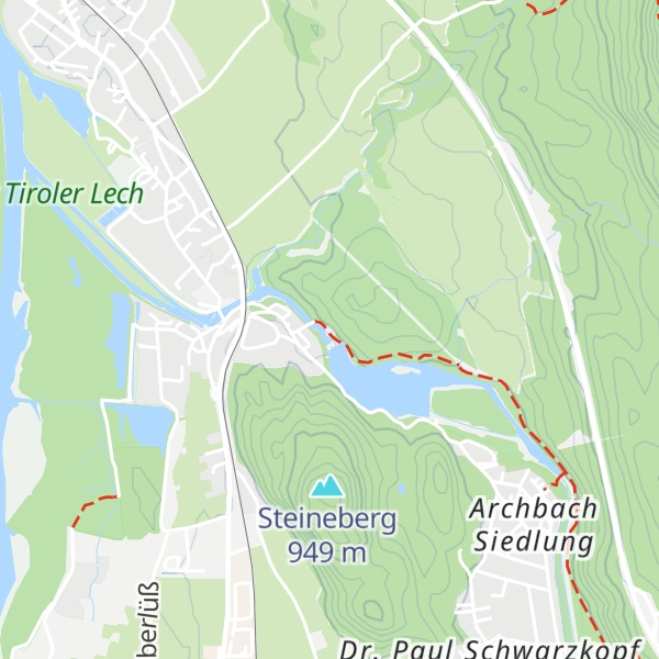 Map of KST. Kraftwerk Hüttenmühle