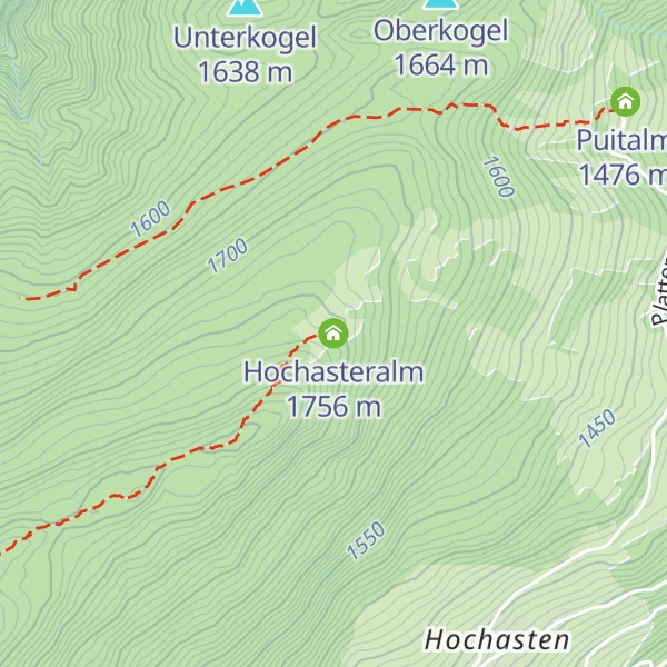 Map of Hochasteralm