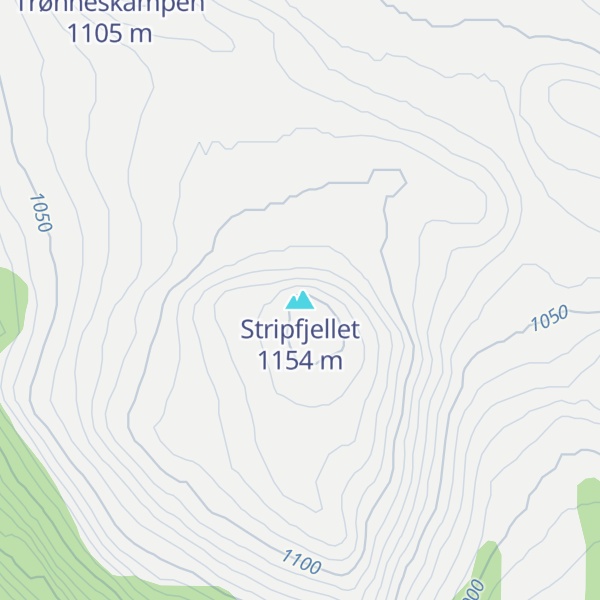 Map of Stripfjellet