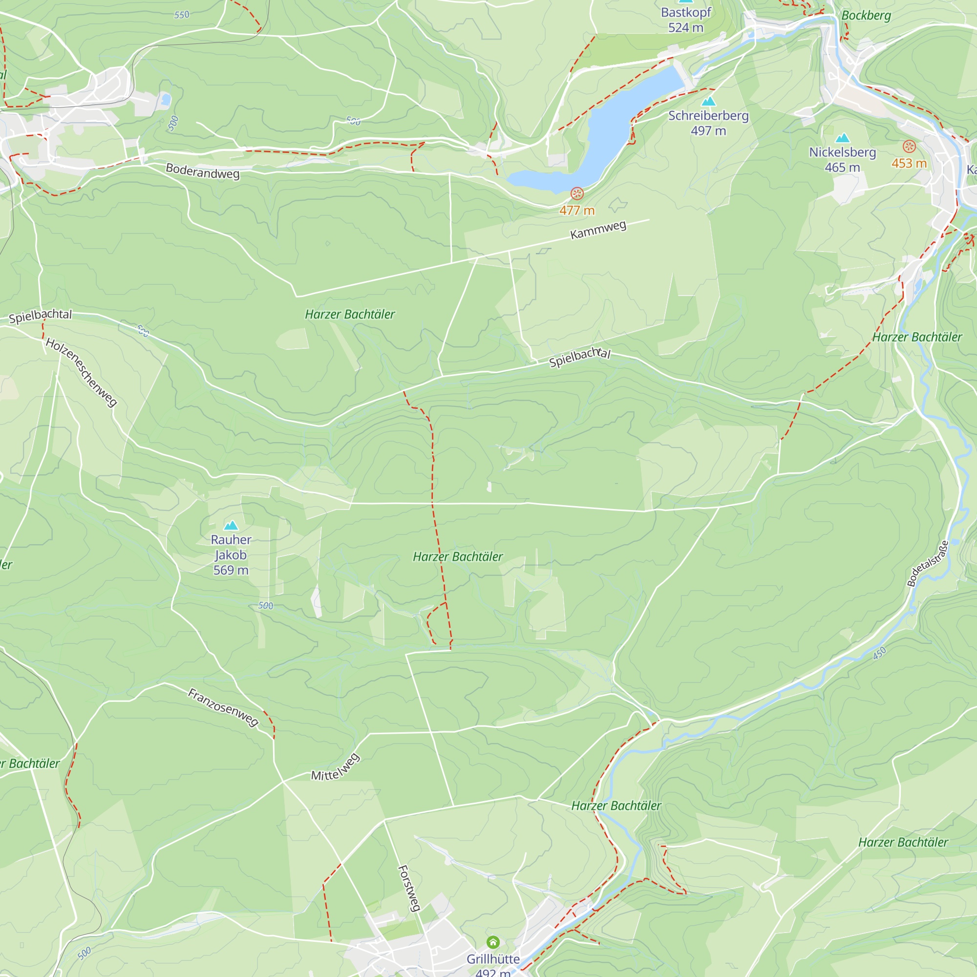 Jagdhütte an der Ramsenhöhe map