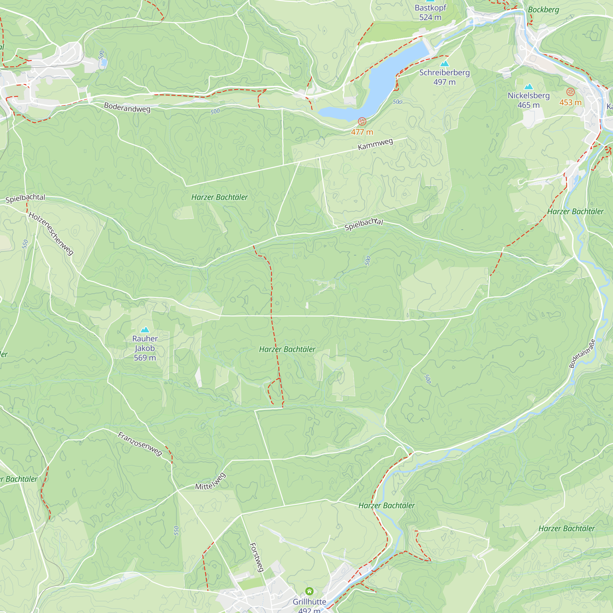 Jagdhütte an der Ramsenhöhe map