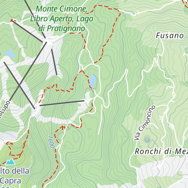 Map of Baita Lago della Ninfa