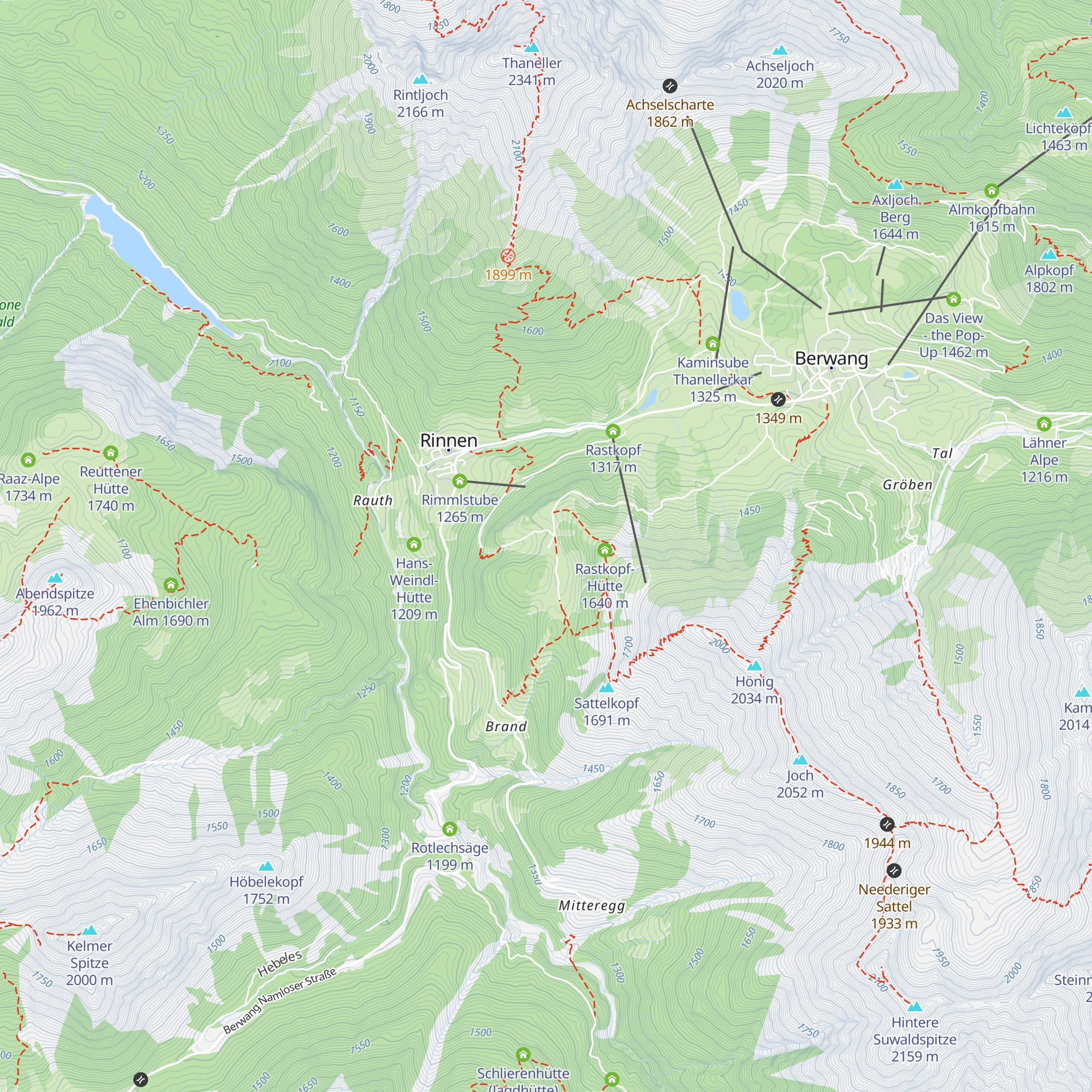 Kögelehütte map