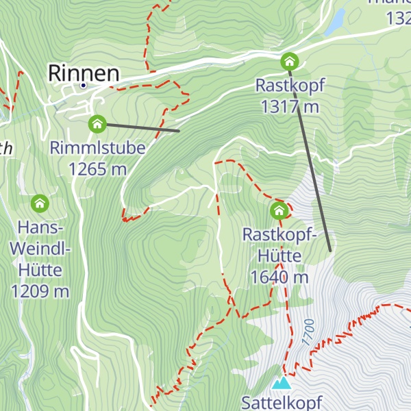 Map of Kögelehütte