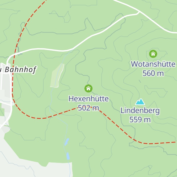Map of Hexenhütte