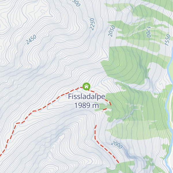 Map of Fissladalpe