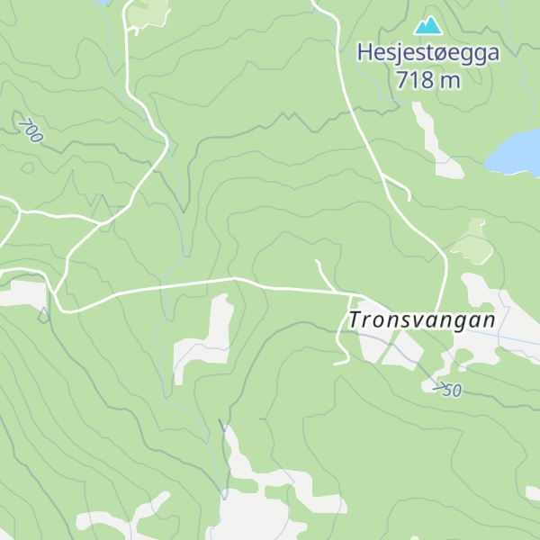 Map of Nyvanghaugen