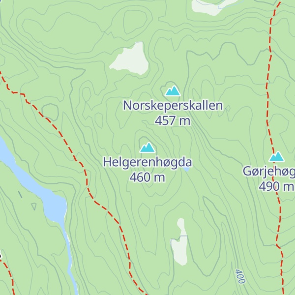 Map of Helgerenhøgda