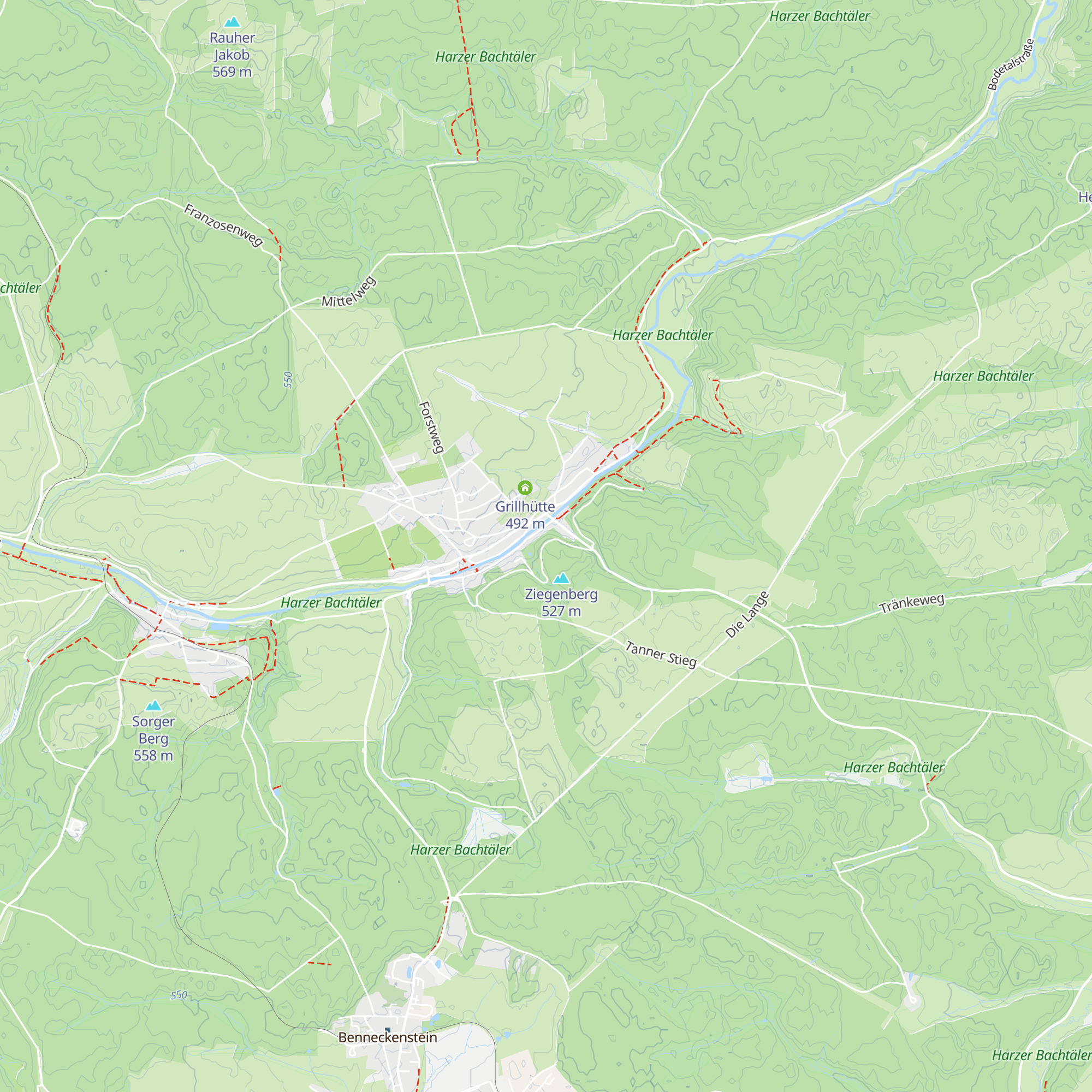 Schutzhütte Ziegenberg map
