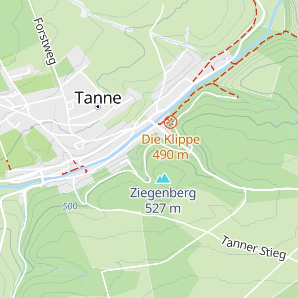 Map of Schutzhütte Ziegenberg