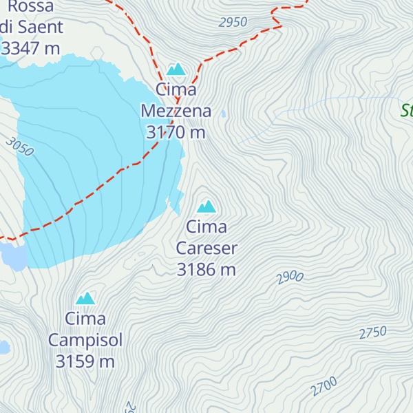 Map of Cima Careser