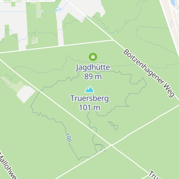 Map of Truersberg