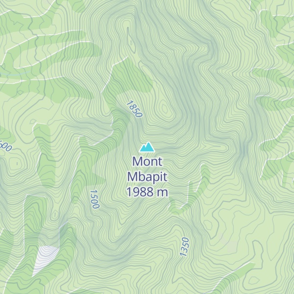 Map of Mont Mbapit
