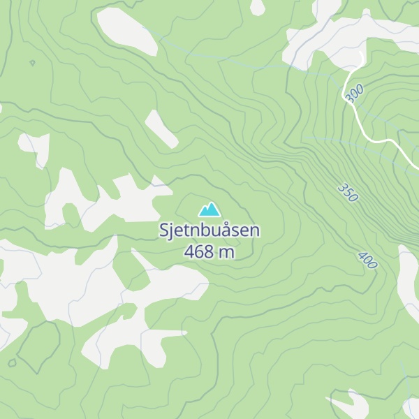 Map of Sjetnbuåsen