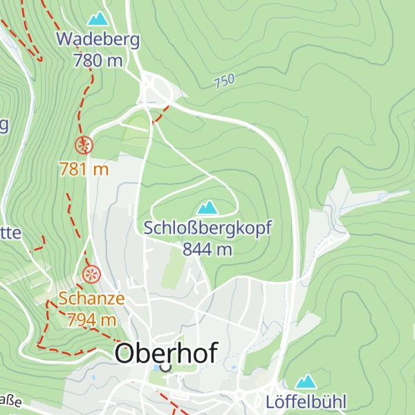 Map of Schloßbergkopf