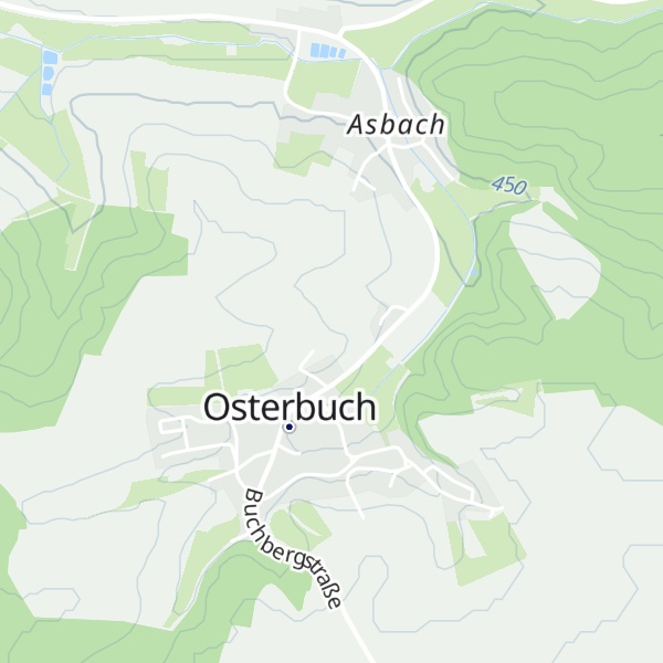 Map of Hütte Osterbuch
