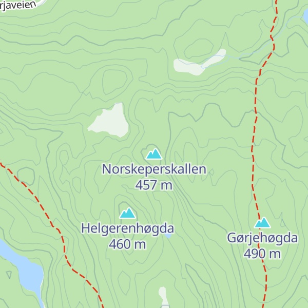 Map of Norskeperskallen