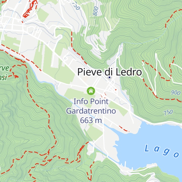 Map of Info Point Gardatrentino
