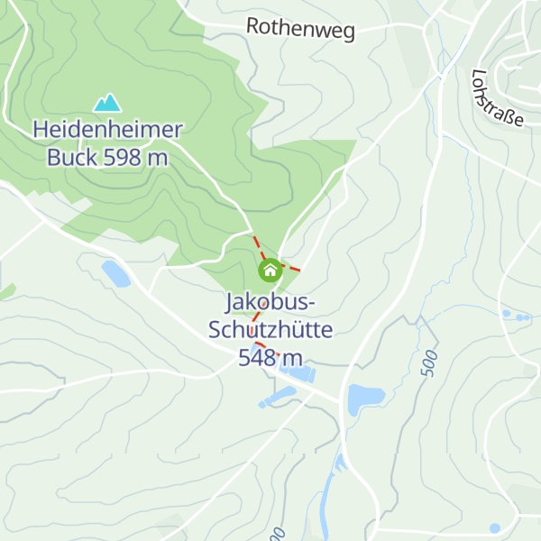 Map of Jakobus-Schutzhütte