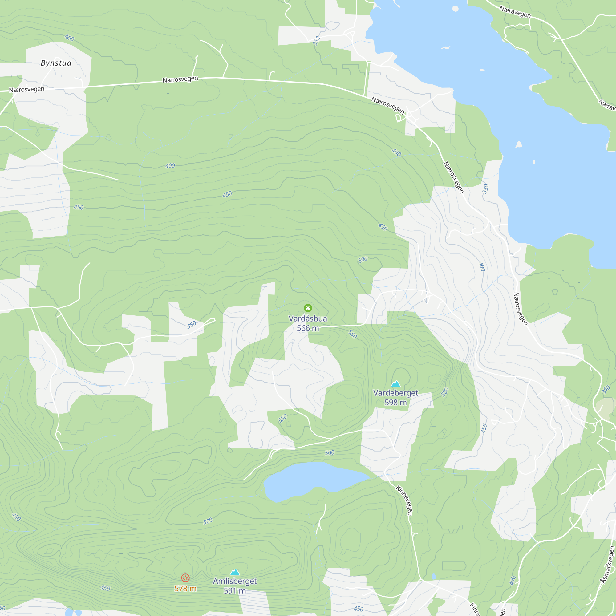 Vardåsbua map