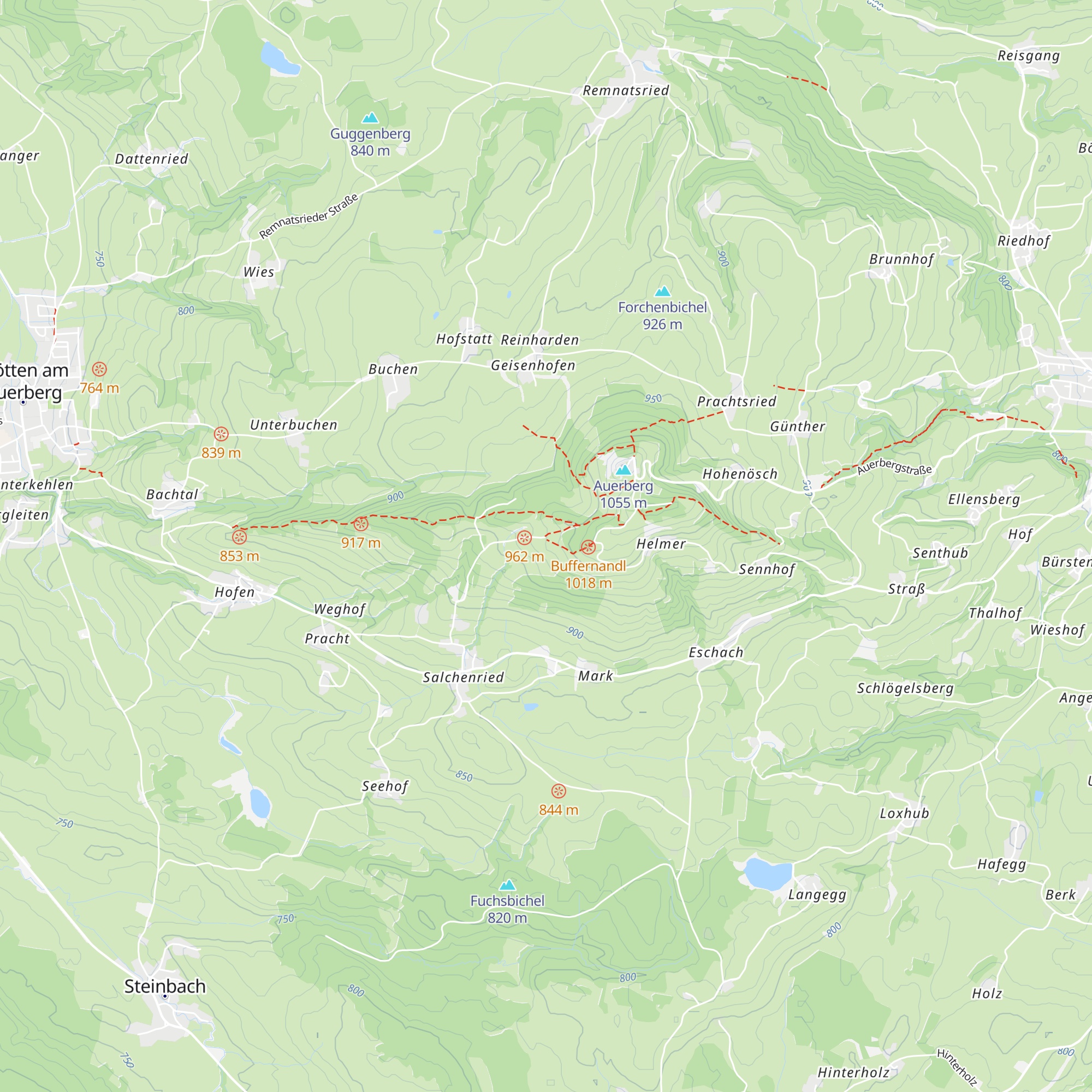 Skihütte map